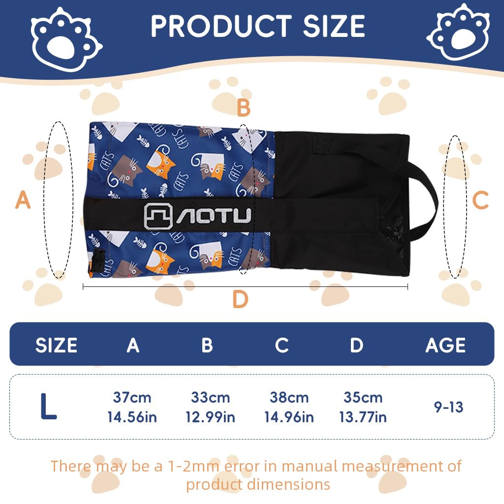 PROBEROS Gaiters for Hiking with Drawstring Hook Closure 13.7 in Waterproof Blue Kids 9–13 | Lightweight Outdoor Protection