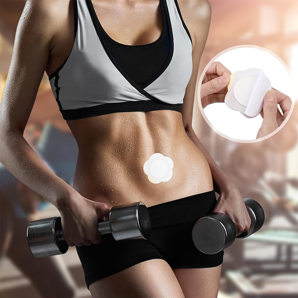 HANNEA Castor Oil Pack Wraps for Belly Button with Self-Adhesive Pads 30PCS | Organic Cotton