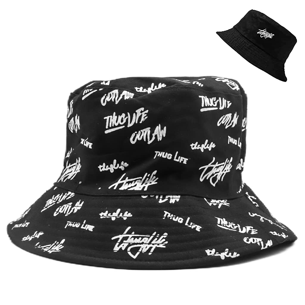 PALAY Women’s Cotton Bucket Hat Reversible Double Side Wear Sun Cap for Summer Beach