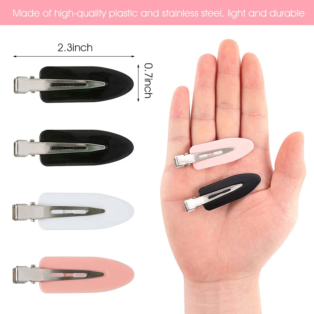 PALAY No Bend Hair Clips Set for Styling Bangs with Crease-Free Design 24PCS | Multicolor