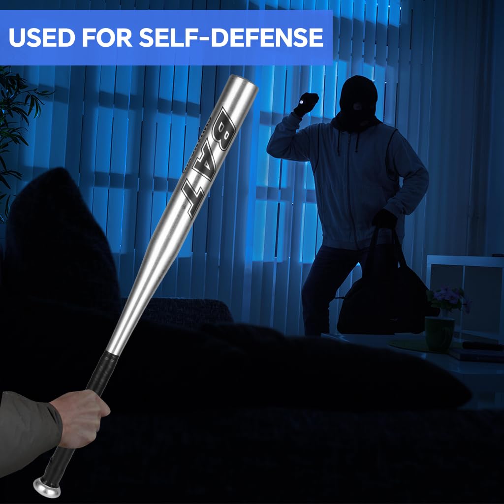 Optifit Baseball Bat for Training and Self Defense with 34inch Length and Shock Absorbing Grip