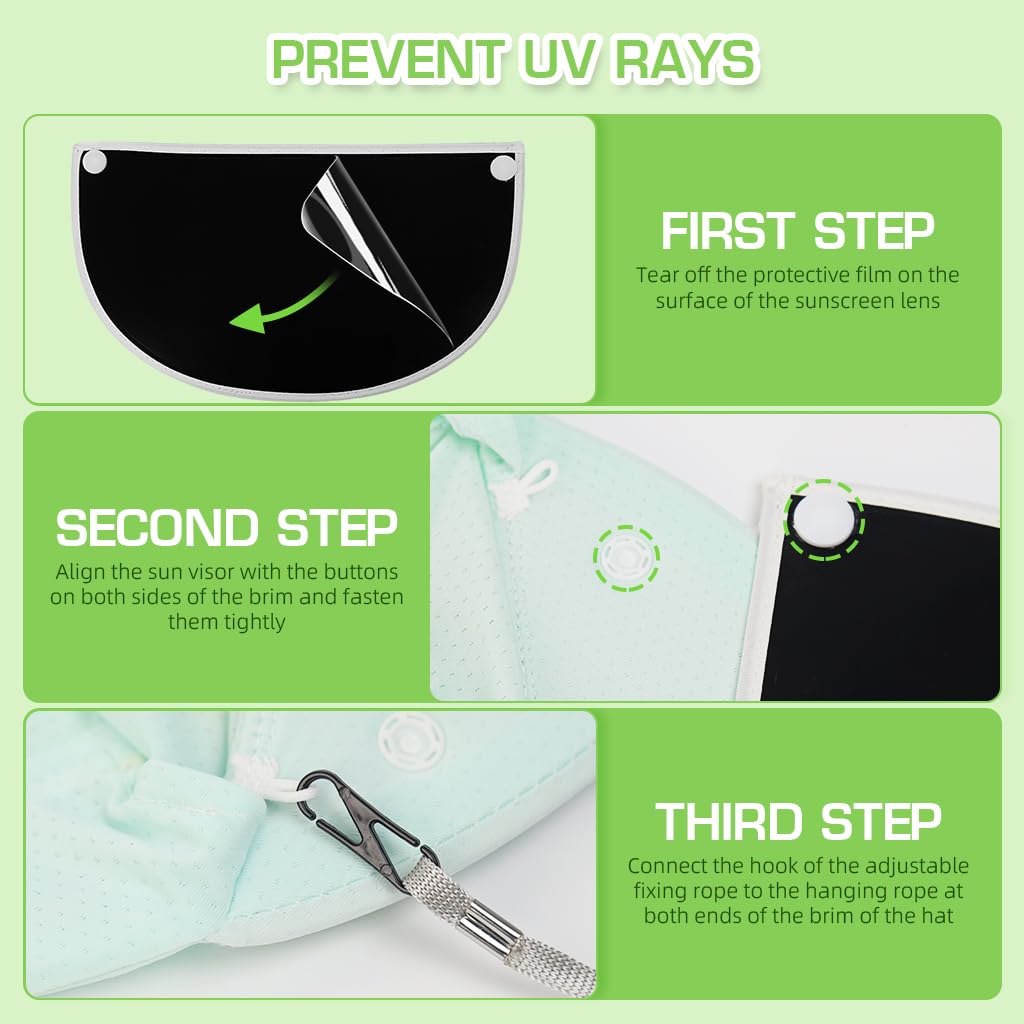 PALAY Sunscreen Jacket for Girls with UPF 50+ Protection featuring Wide Brim Hat and Mask 110–130cm