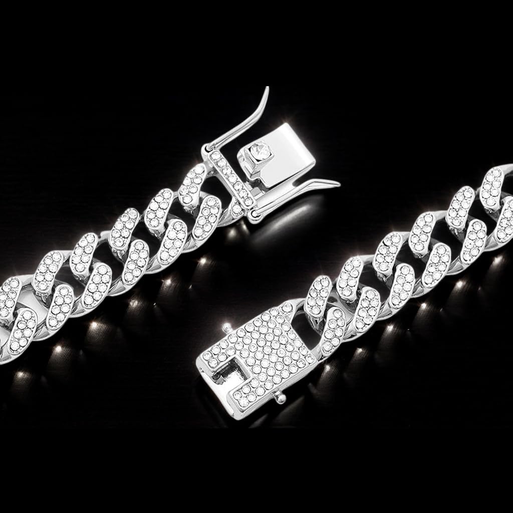 Zibuyu Layered Men Chain Bracelet for Casual and Formal Style with Secure Clasp | Lightweight Metal Design