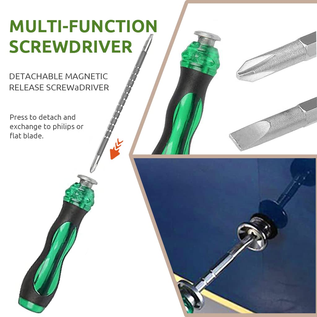 Serplex Guitar Repair Tool Kit 52PCS for Electric Ukulele Bass and Banjo | with Wire Plier and String Organizer