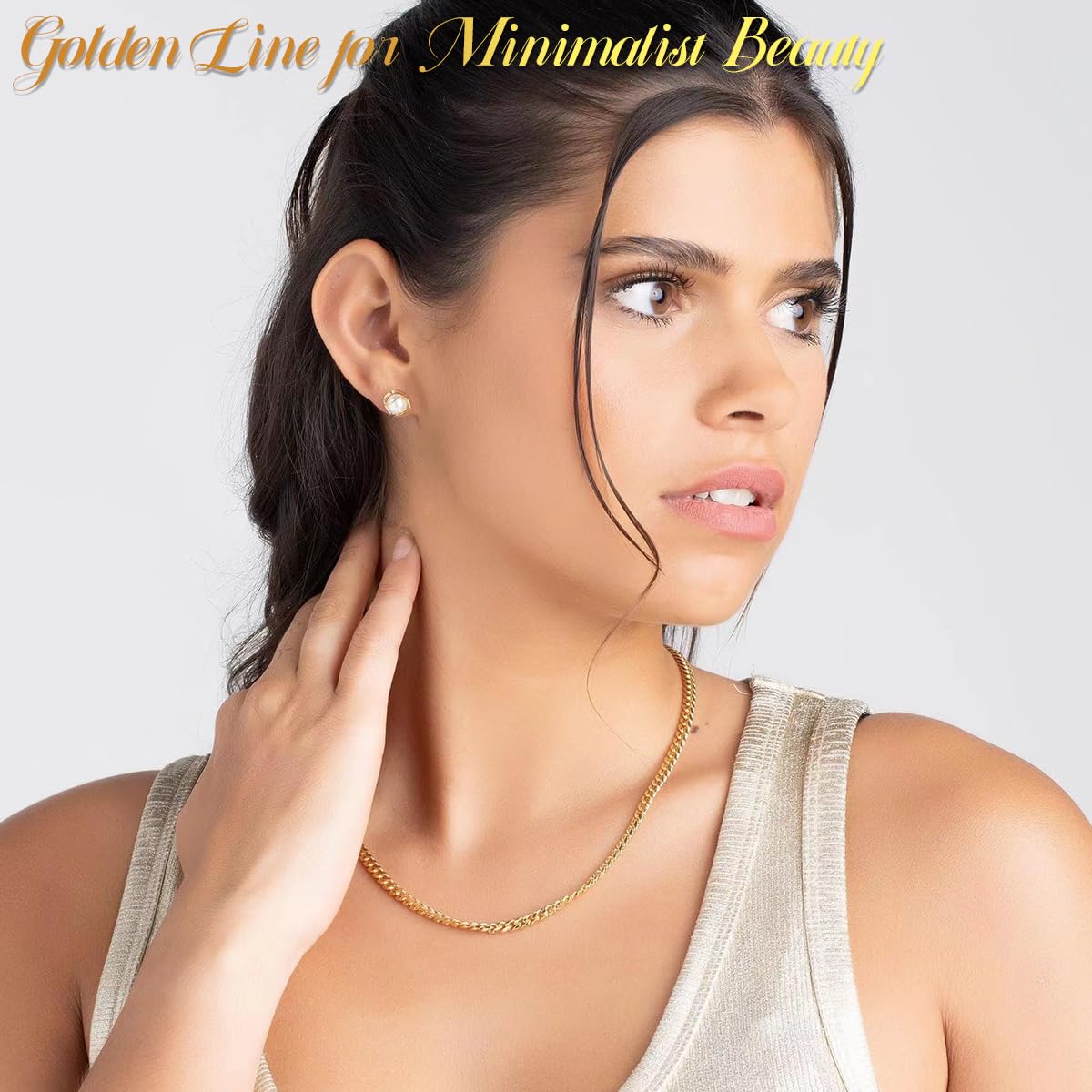 SANNIDHI Earrings for Women featuring Faux Pearl Floral Studs with Golden Outline | Elegant Daily and Party Wear