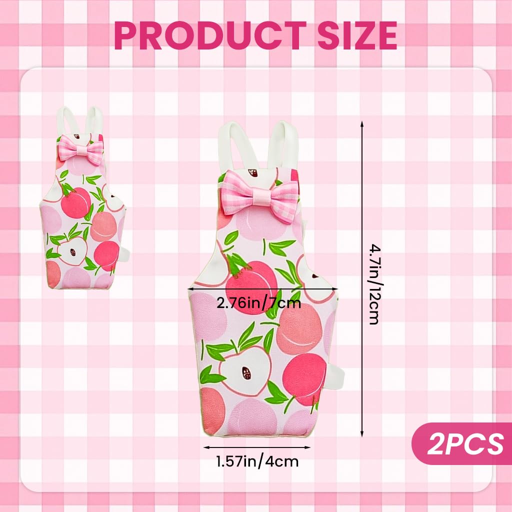 ZIBUYU Bird Flight Suit for Small Birds with Elastic Straps and Waterproof Fabric | 2 Pack