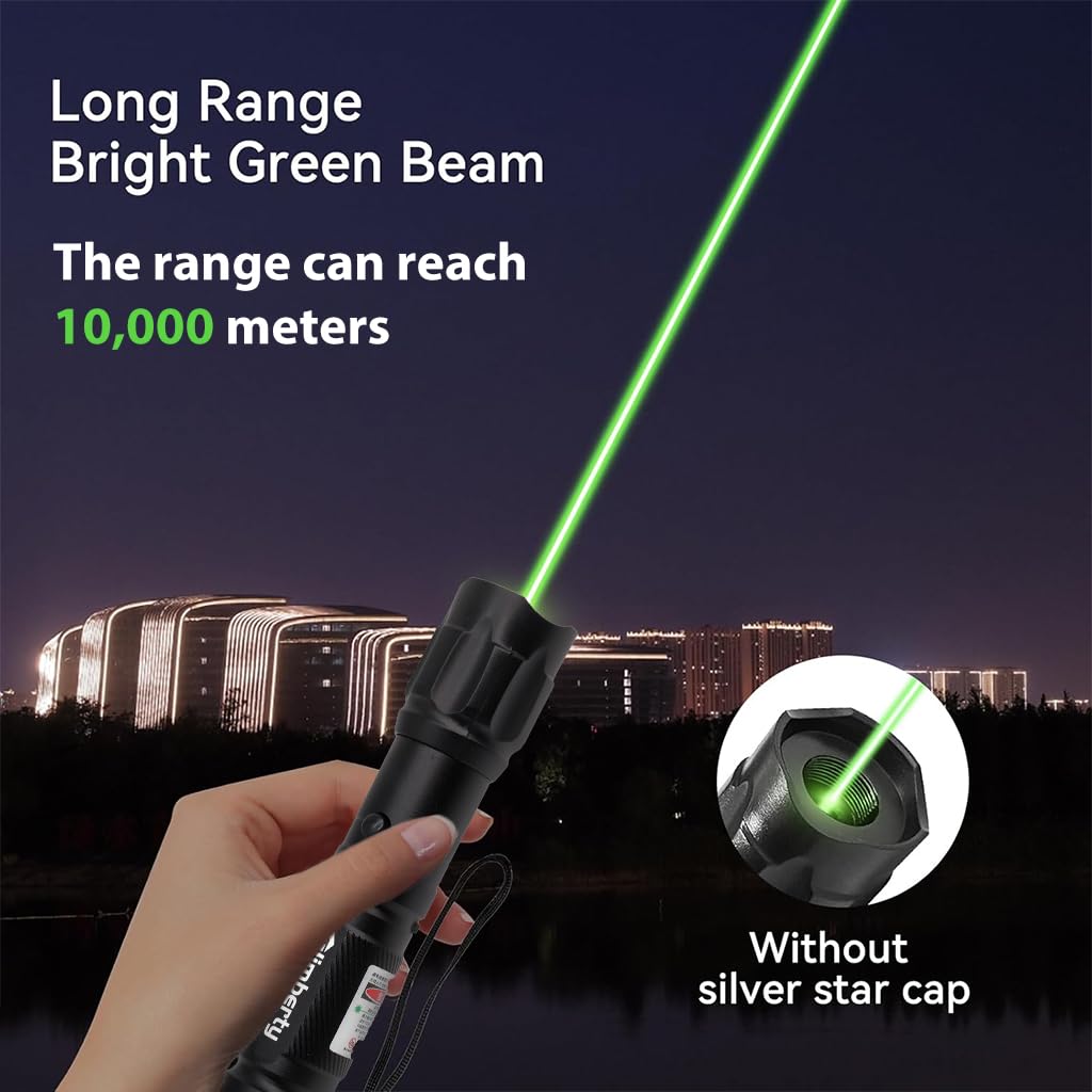 Climberty Laser Pointer for Stargazing and Presentations with 8 Patterns 10000m Range