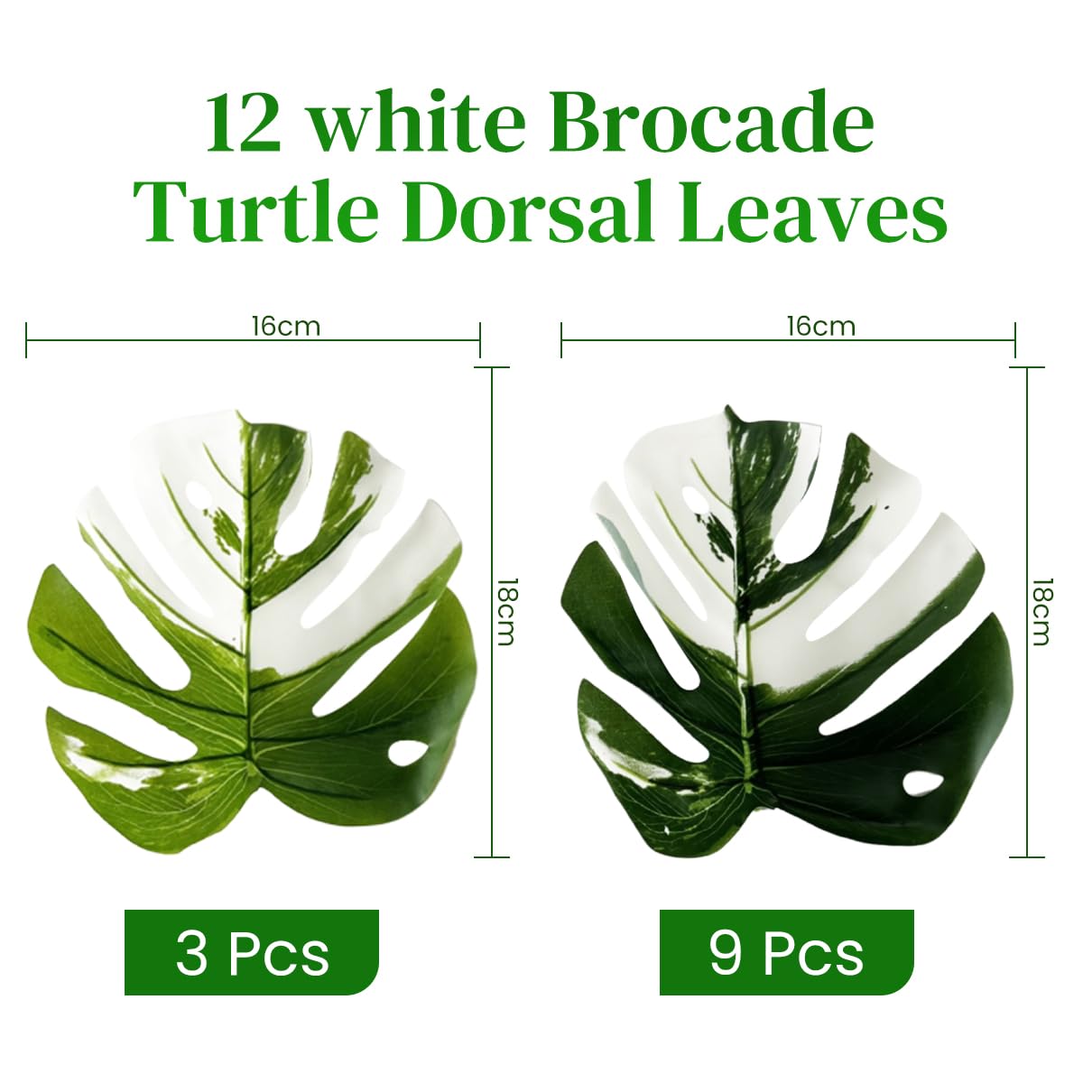 HASTHIP Artificial Monstera Deliciosa Plant for Home or Office Decor with Black Pot | 23.6 in Lifelike Greenery