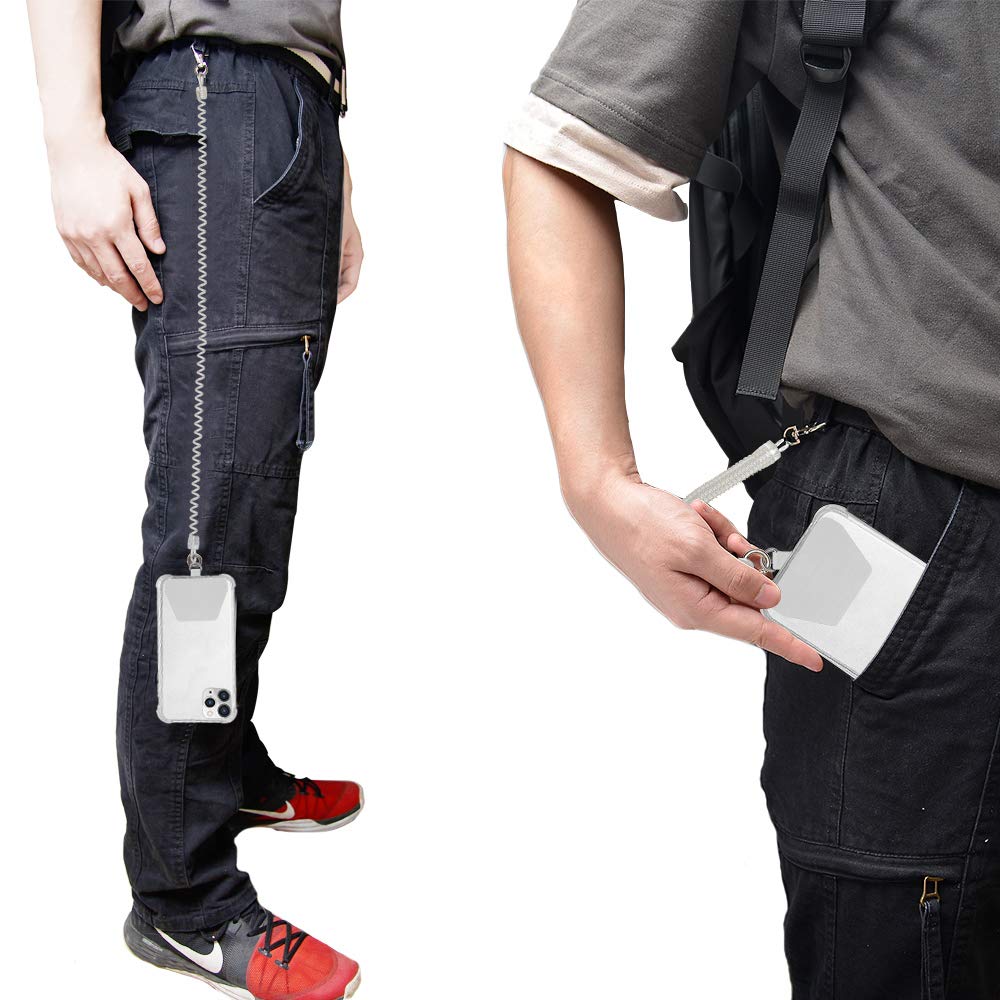 HANNEA Universal Straps for Skiing Kayaking and Fishing featuring 2 Pack Anchor Lanyard | Secure Anti Drop Design