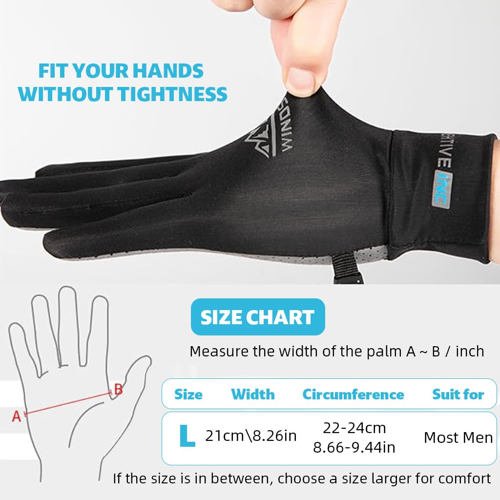 Proberos Driving Gloves for Men and Women featuring Ice Silk Breathable Fabric | 3PCS Set