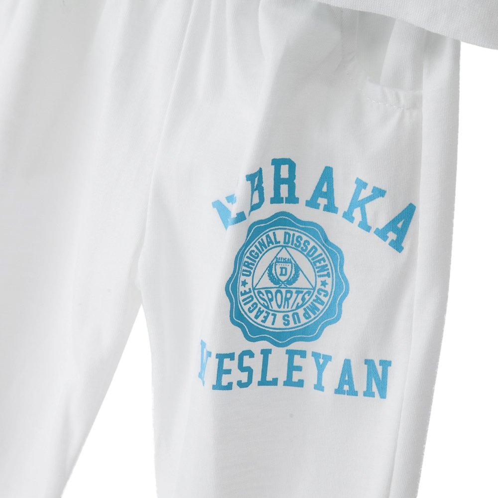 PALAY T Shirt Hoodies for Kids featuring Letter Print and Soft Cotton Fabric | Unisex Sport Suit