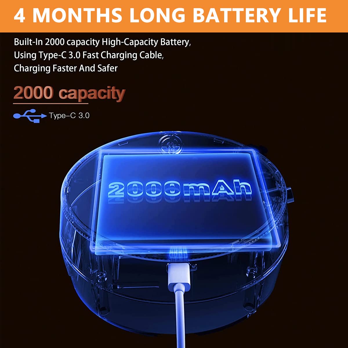 Supvox Auto Soap Dispenser for Kitchen and Bathroom with 280ml LCD Display | No Touch Rechargeable Foaming Hand Wash