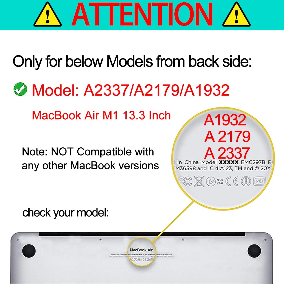 ZORBES MacBook Air M1 Case 13.3 inch with Snap-On Design and Scratch-Resistant Gradient Shell