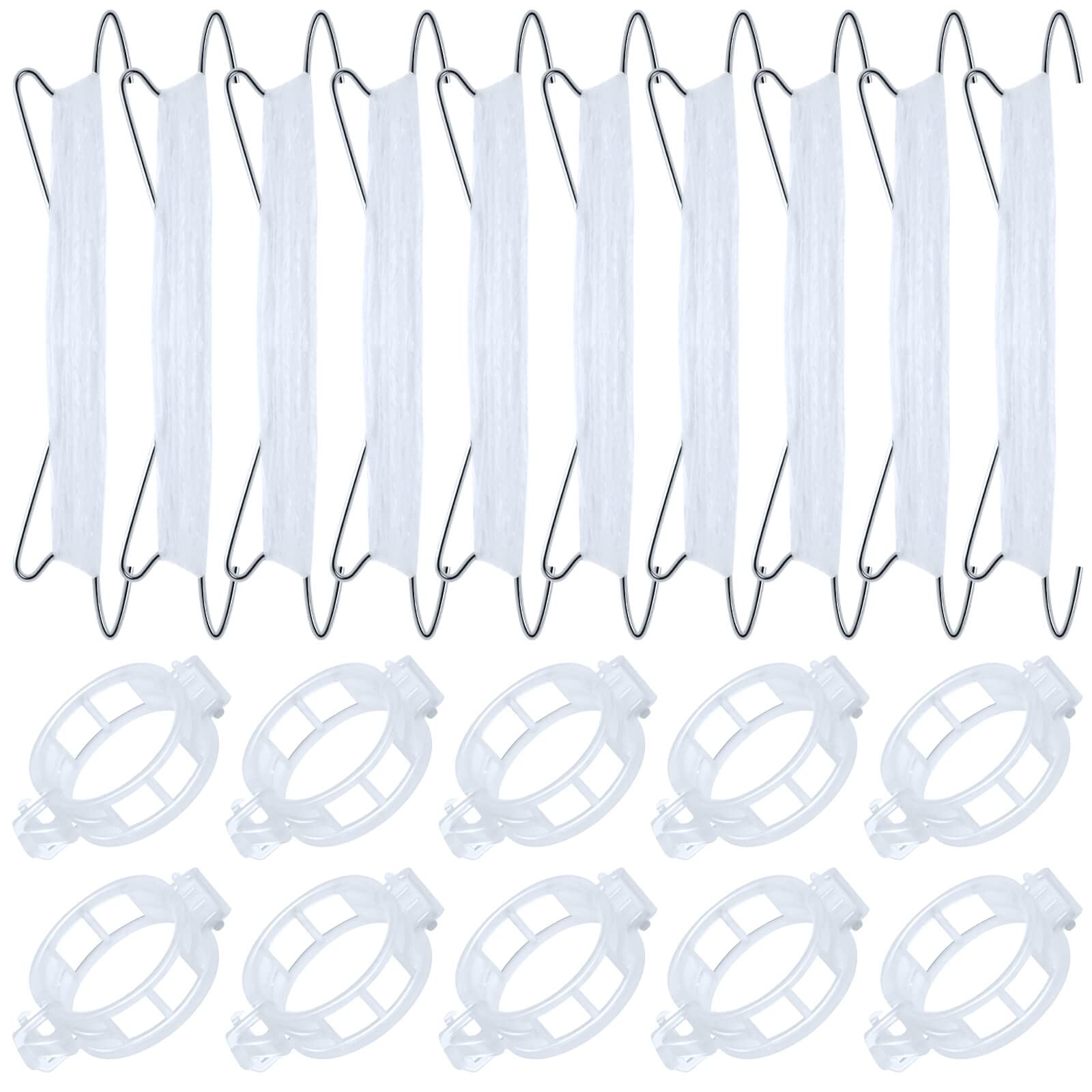 HASTHIP® 20Pcs Tomato Hooks with String