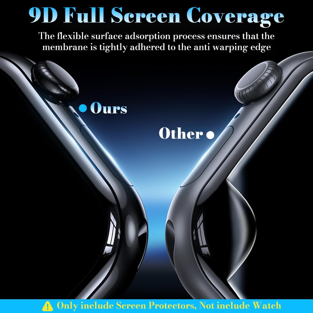 ZORBES iWatch Screen Protector for Series 10 and 11 42mm with Applicator | HD PMMA Ultra‑Clear Touch Film