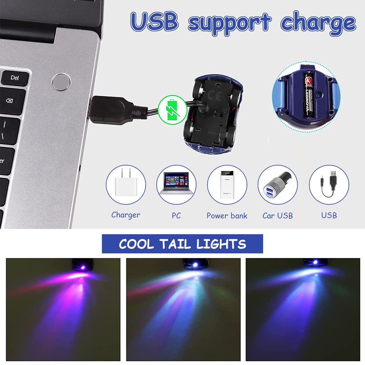 PATPAT Remote Control Car Watch for Kids featuring 2.4GHz Control and USB Rechargeable Toy | Blue