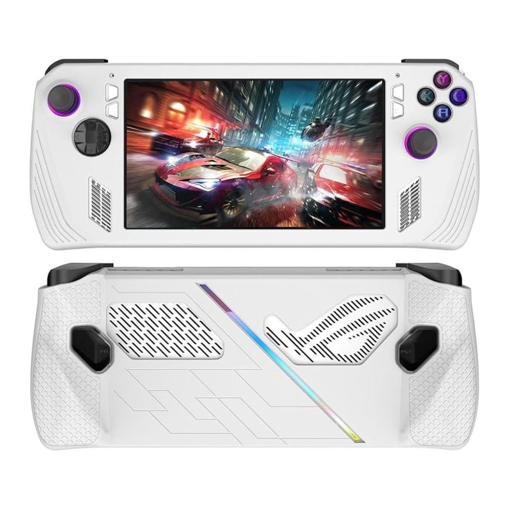 ZORBES® Case for Rog Ally, Rog Ally Game Console Protector, Anti-Scratch Game Console Skin Cover Non-Slip Soft Silicone Case Handheld Case for Rog Ally Protective Case Handheld Cover, Not Include Rog Ally