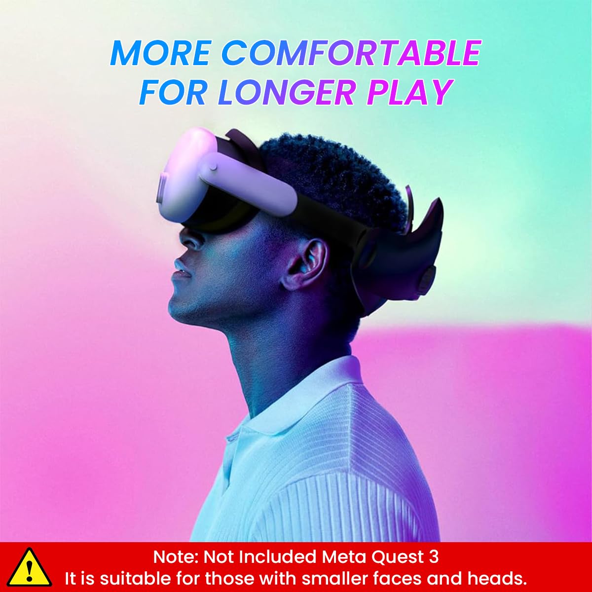 ZORBES VR Face Pad for Meta Quest 3 with Secure Fit and Soft Silicone Cushion | Easy to Clean