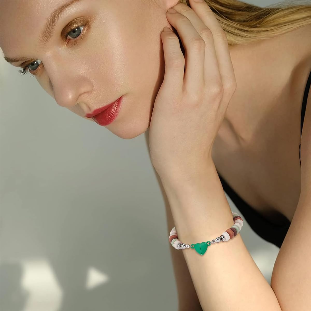 HASTHIP Necklace Clasps for DIY Jewelry with Magnetic Connection and 12Pcs Alloy Set | Golden and Silver Extension Closures