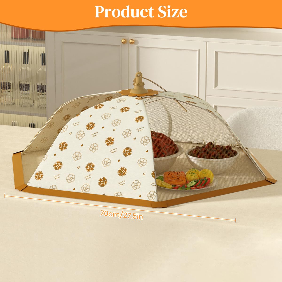 Supvox Food Cover for Home and Outdoor Use featuring Pop Up Umbrella Design and 16.5 in Size