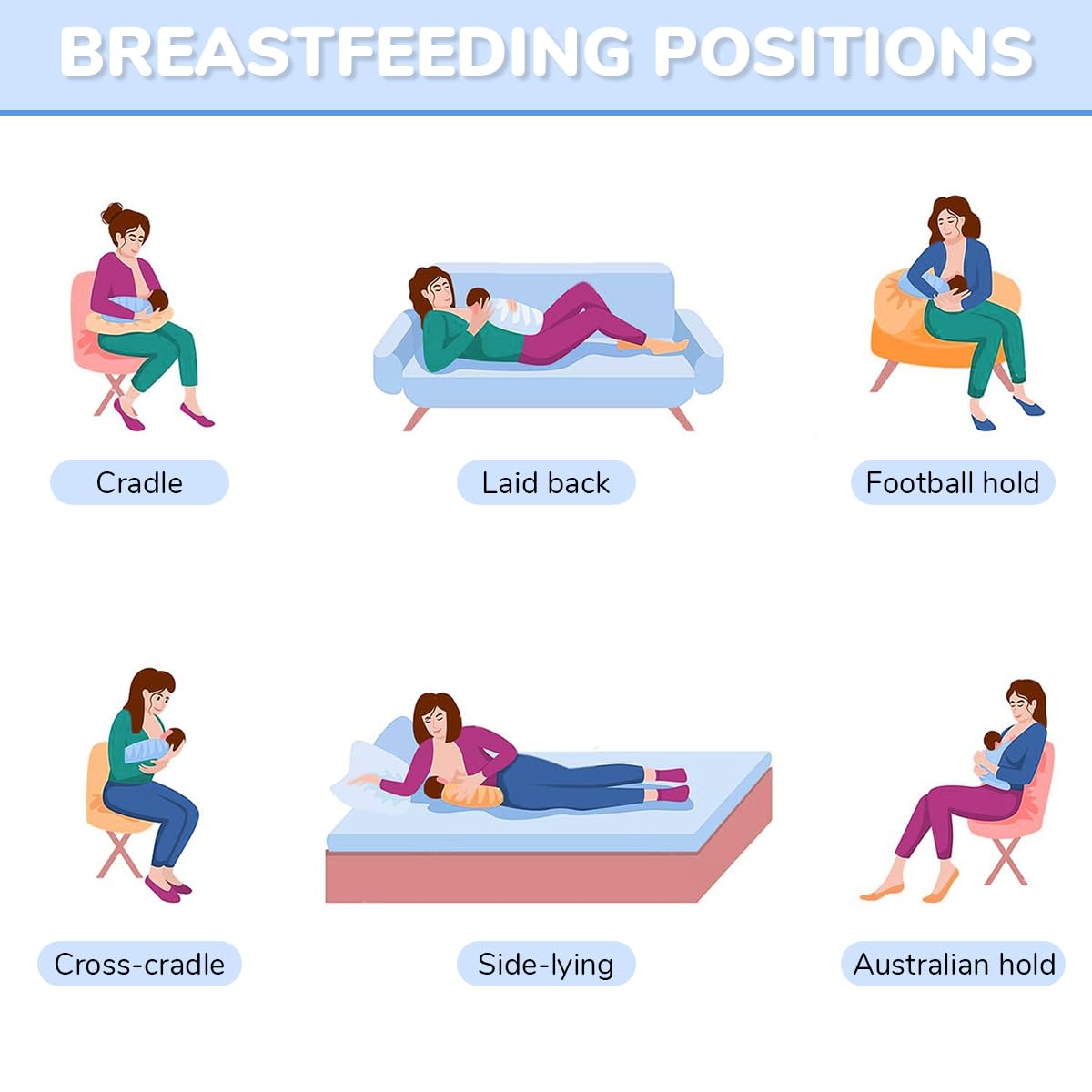 Breastfeeding Baby Pillow for Mother Arm Support featuring Soft Cotton Fabric 23x18cm