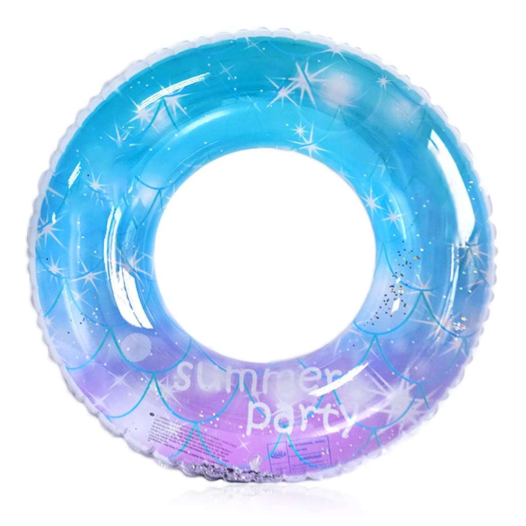 Proberos Inflatable Swimming Ring for Kids 5–8 with Leakproof Valve & 0.25 mm PVC | Cartoon Pool Float
