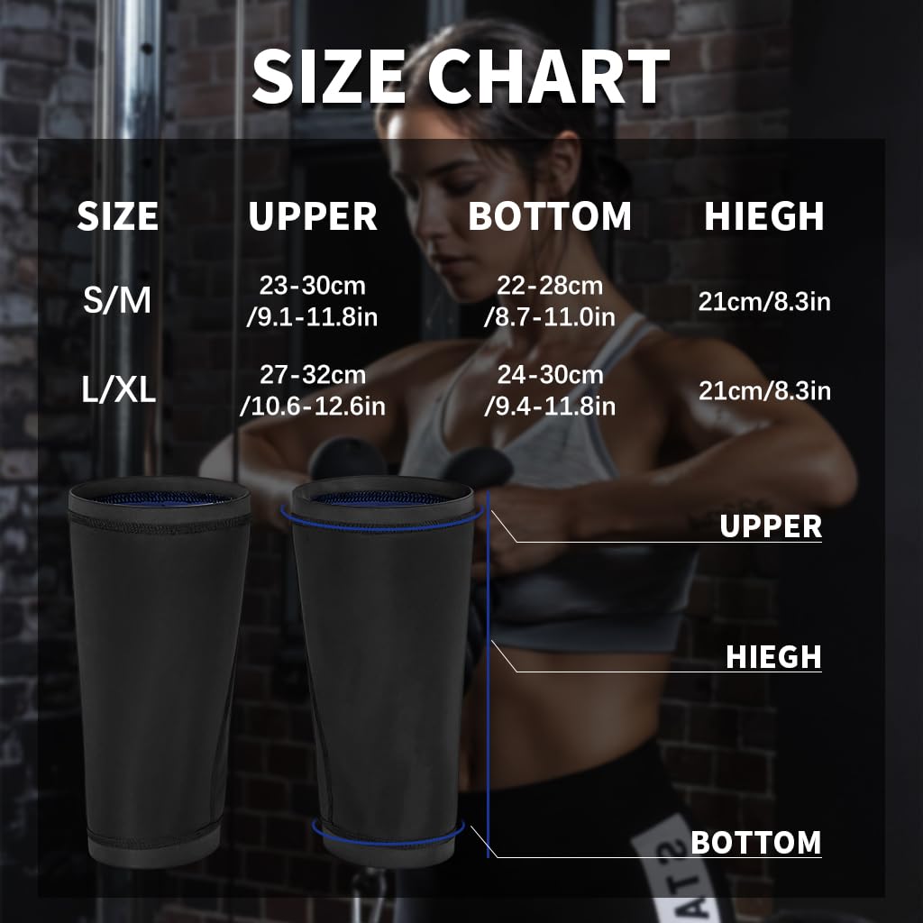 HANNEA Arm Trimmers for Women with Thermal Compression Fabric | Enhances Sweat & Toning