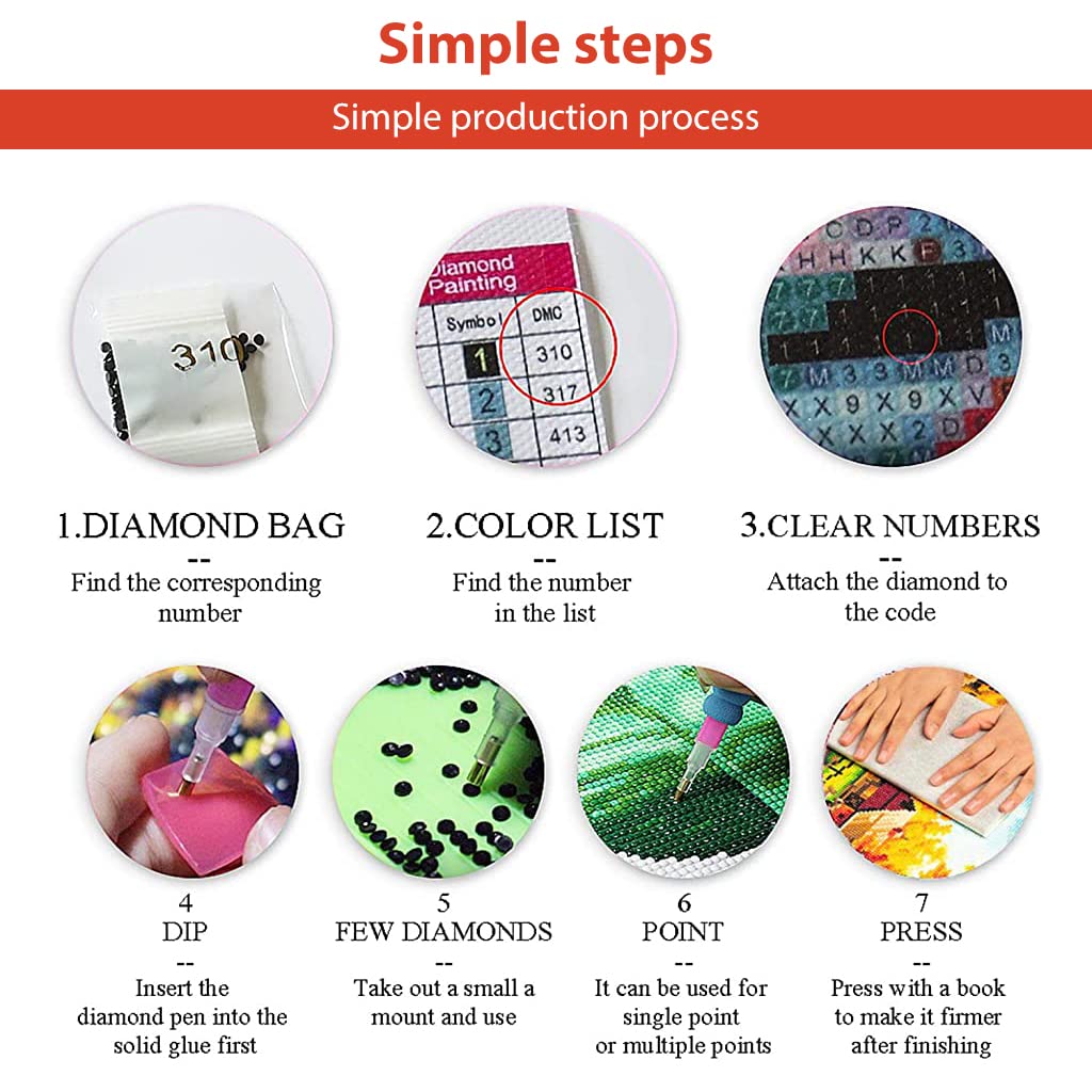 HASTHIP 5D Diamond Painting Kit for Adults with Full Drill Crystal Rhinestones 27.5x15.7in | DIY Home Wall Art Decor