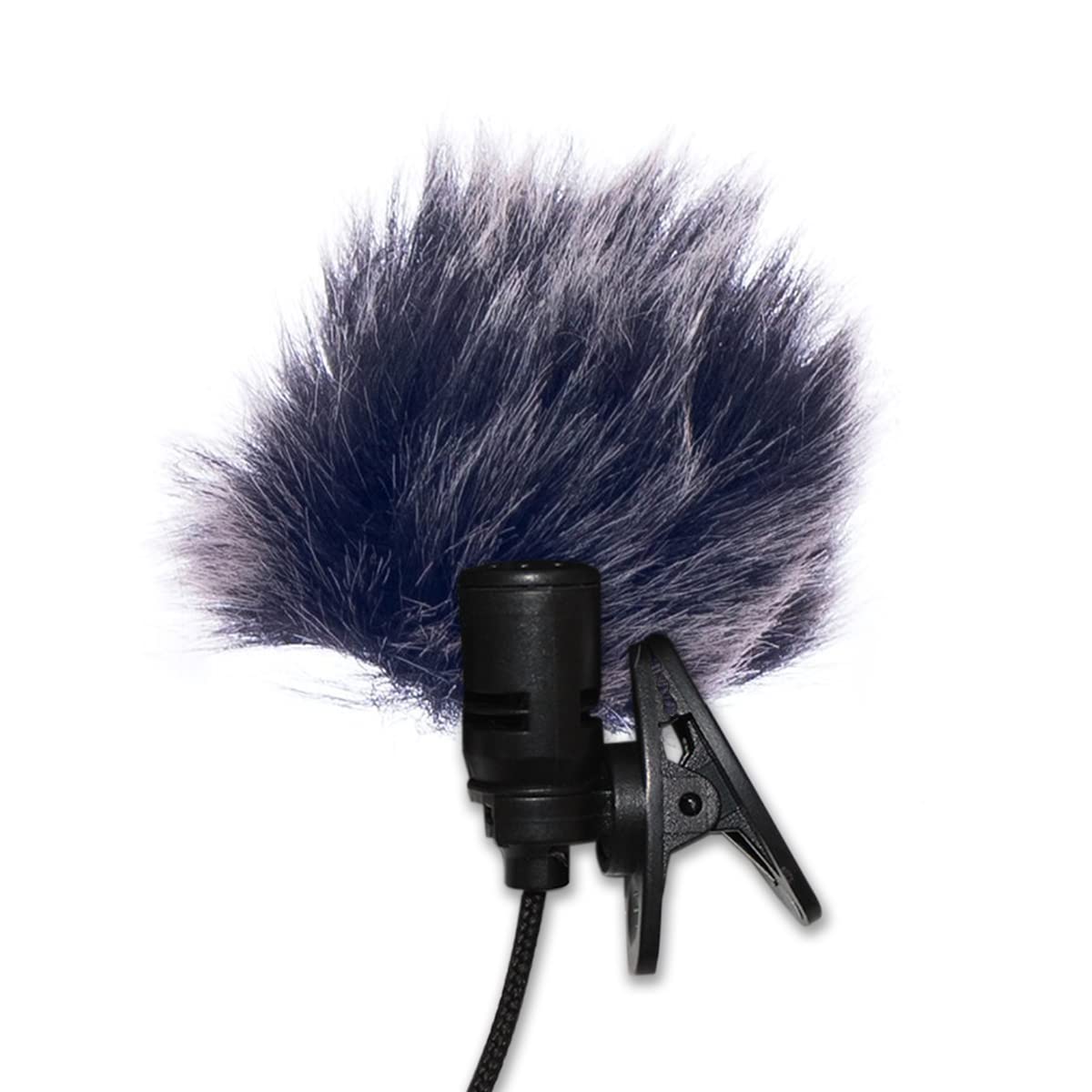 Proberos Imported Black Fur Microphone Windscreen for Lapel Lavalier Mic