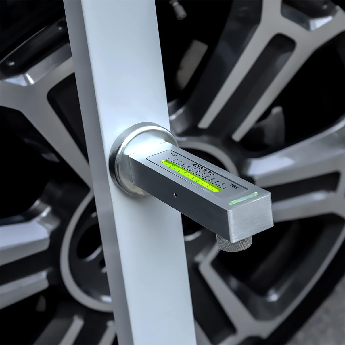 STHIRA Magnetic Camber Gauge for Wheel Alignment with Dual Bubble Levels and Aluminum Alloy Body