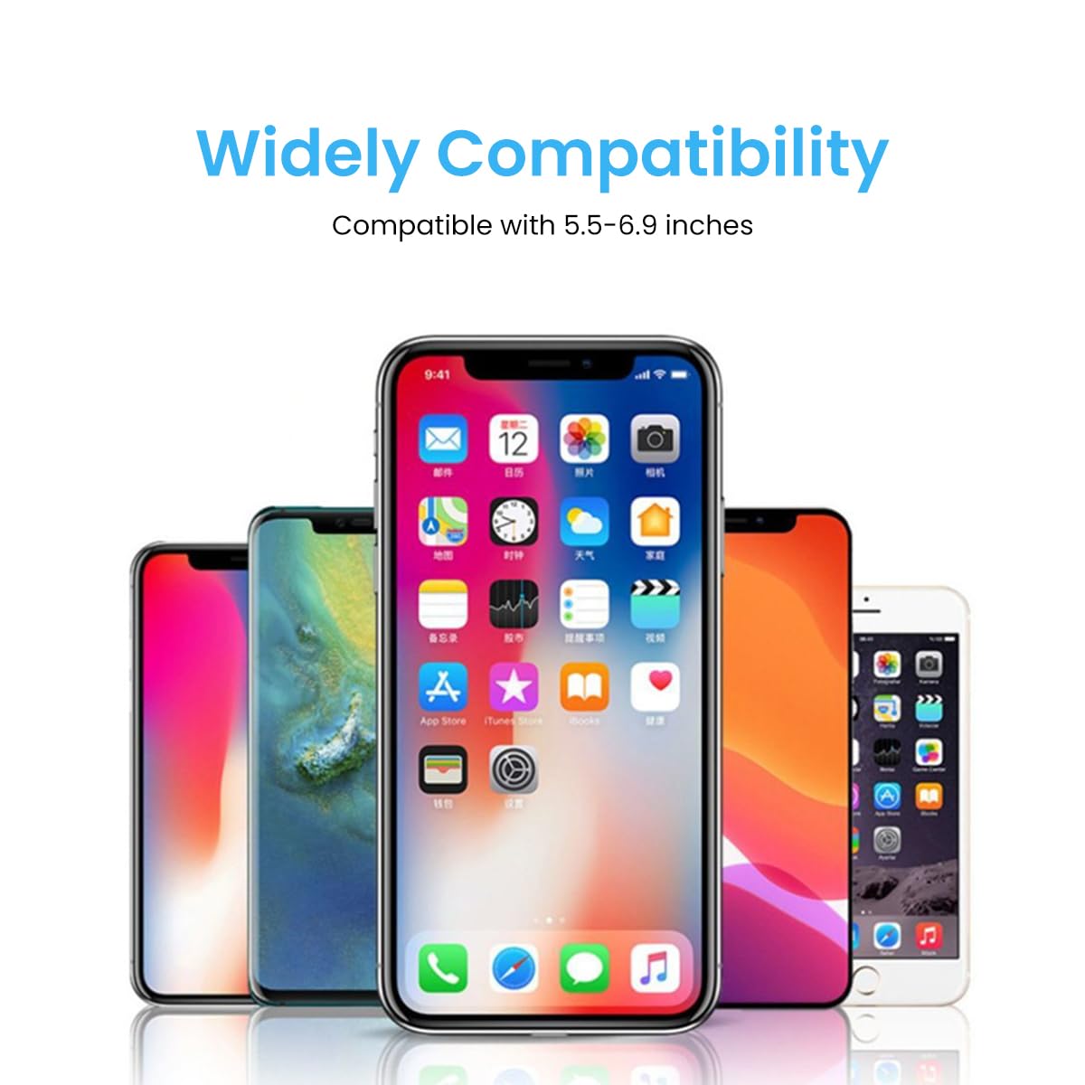 STHIRA Bike Phone Mount for 5.5–6.9 in Phones with HD Touchscreen and Detachable Enclosure | Waterproof Handlebar Holder for Bike Motorcycle Scooter