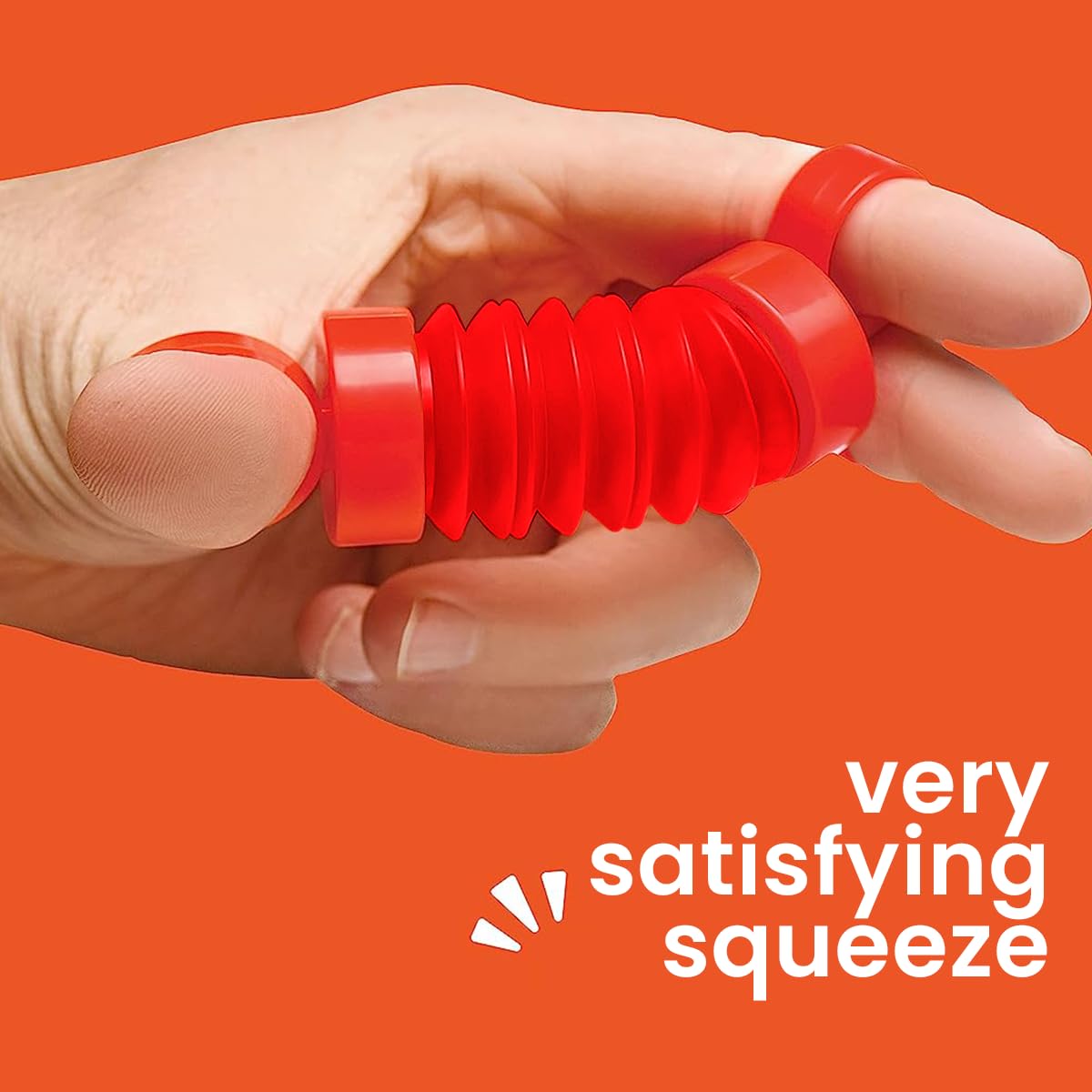 PATPAT Pop it Toys for Stress Relief and Finger Dexterity 2 Pcs with Spring Pop Tubes | Sensory Toy for Kids and Adults