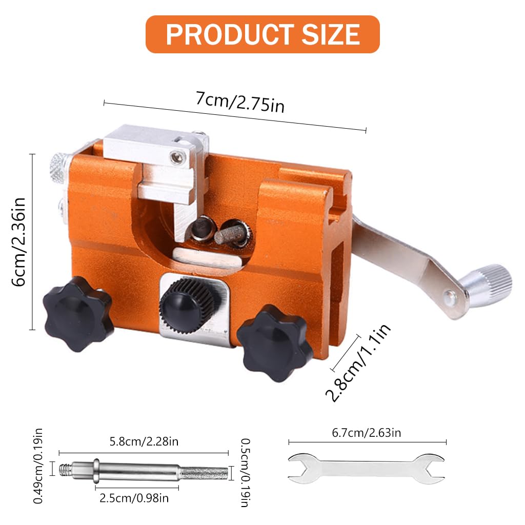 Serplex® Chain Saw Sharpen, Chainsaw Chain Sharpening Jig, Chainsaw Sharpener Kit, Deluxe Chain Saw Sharpener for All Kinds of Chain Saws Blade & Electric Saw