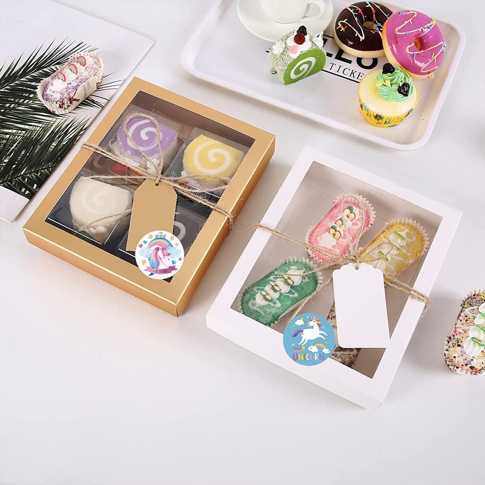 ELEPHANTBOAT Unicorn Label Stickers for Kids Crafts and Gift Bags featuring 500pcs 1 in Designs