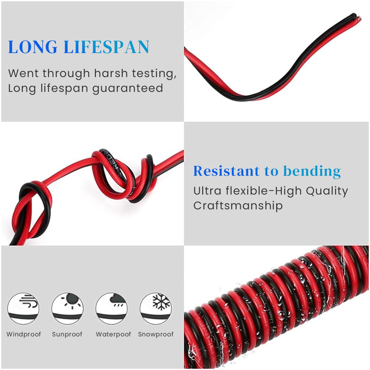 STHIRA Car Cigarette Lighter Cable 4M for 12V 24V Vehicles with LED Indicator & Dust Cap | Black