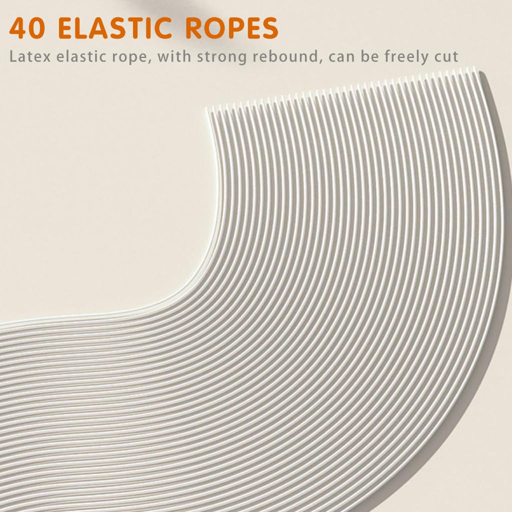 Proberos Badminton Self Practice Trainer with 3 Balls and 40 Elastic Rope | Indoor Outdoor Training Tool