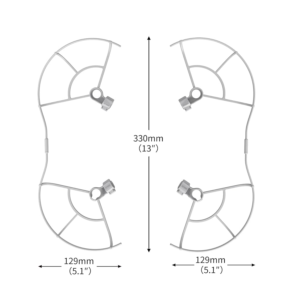 ZORBES® Propellers Guard for DJI Mini 3 Pro, Outdoor Flying Propeller Guards Anti-Collision Propeller Protector for DJI Mini 3 Pro Quick Release Propellers Protector, Not Included DJI Mini 3 Pro