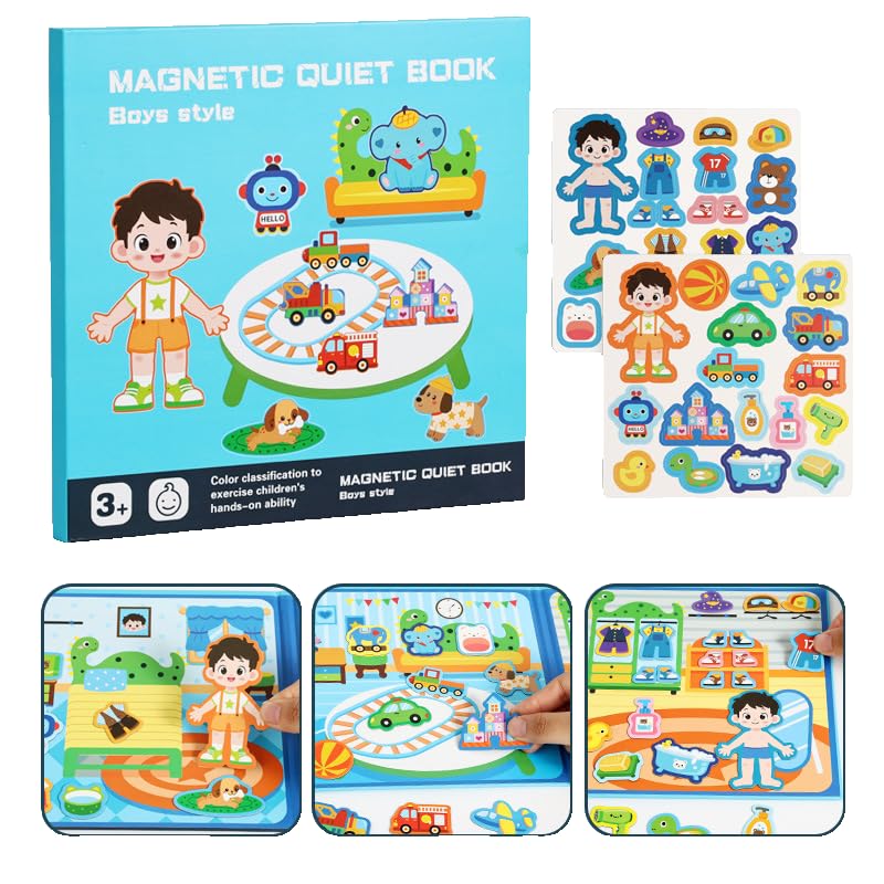 PATPAT® Reusable Sticker Books for Toddlers, Sticker Books