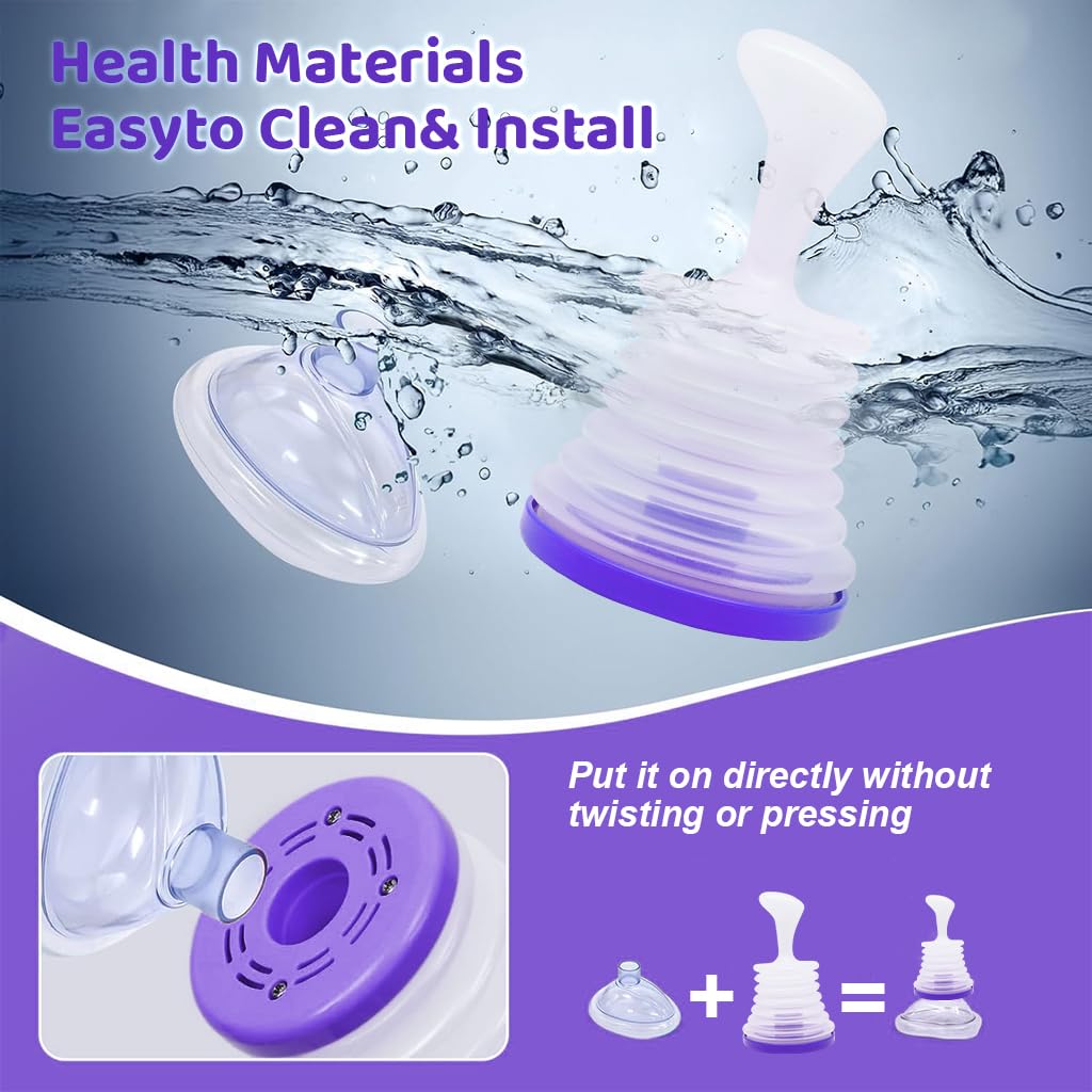 HANNEA Choking Rescue Device for Home & Travel featuring Manual Airway Suction | Blue