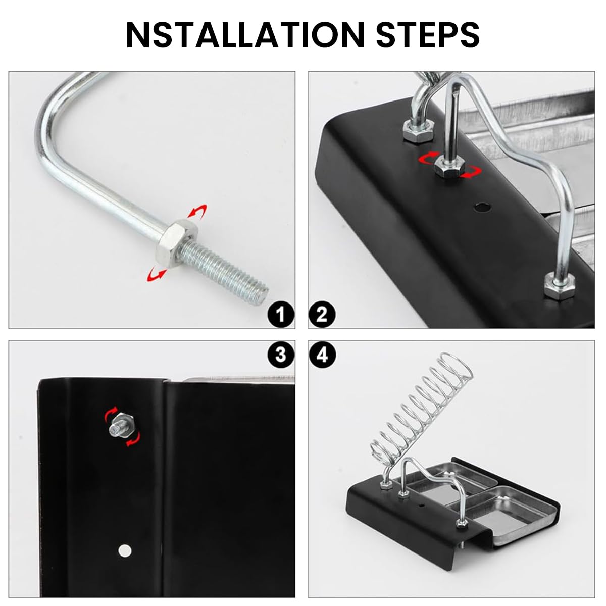 Serplex® Soldering Iron Stand Full Metal Coil Soldering Iron Stand with Dual Sponge Tray Soldering Iron Stand Soldering Iron Gun Holder Stand