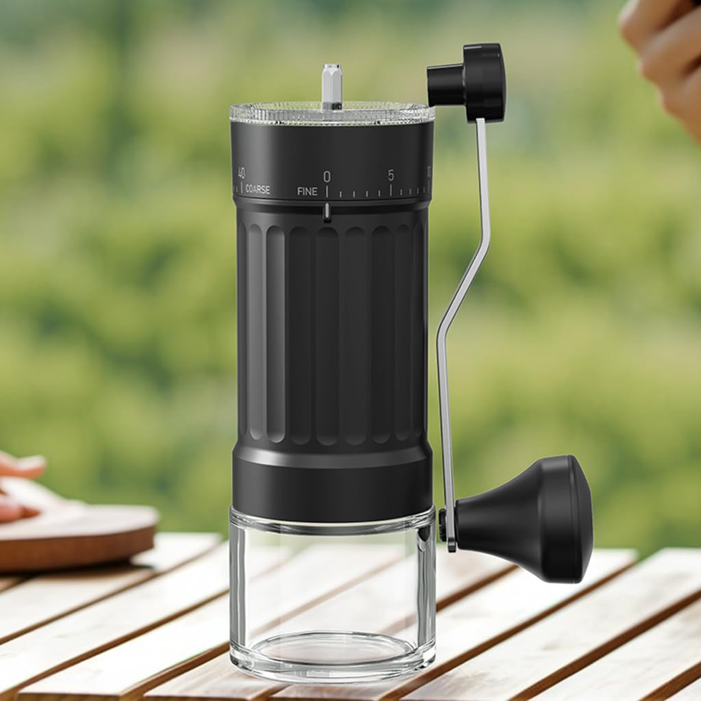 Supvox Coffee Bean Grinder for Espresso and Pour Over with 0‑40 Adjustable Coarse Setting featuring Conical Ceramic Burr