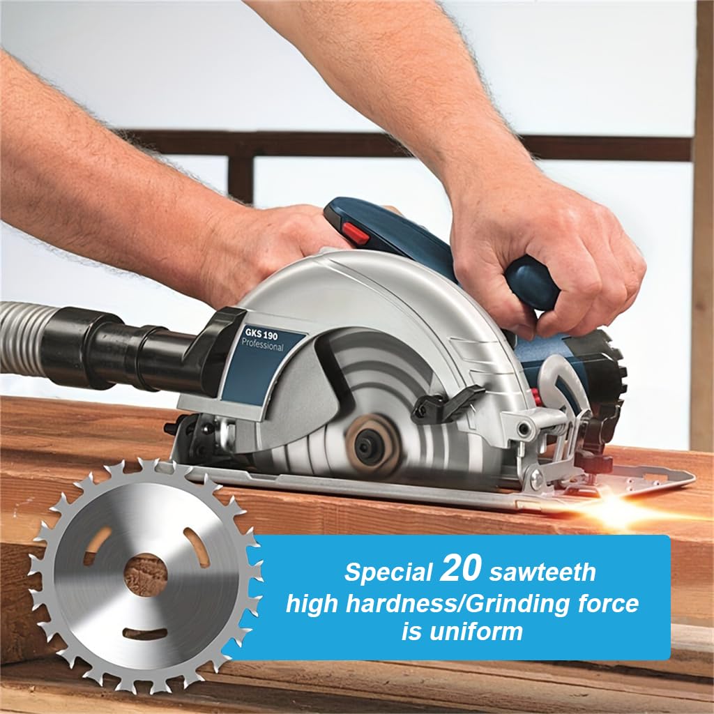 Serplex Carbide Saw Blades for Wood Plastic and Soft Metal with 20 Teeth and Bidirectional Cutting