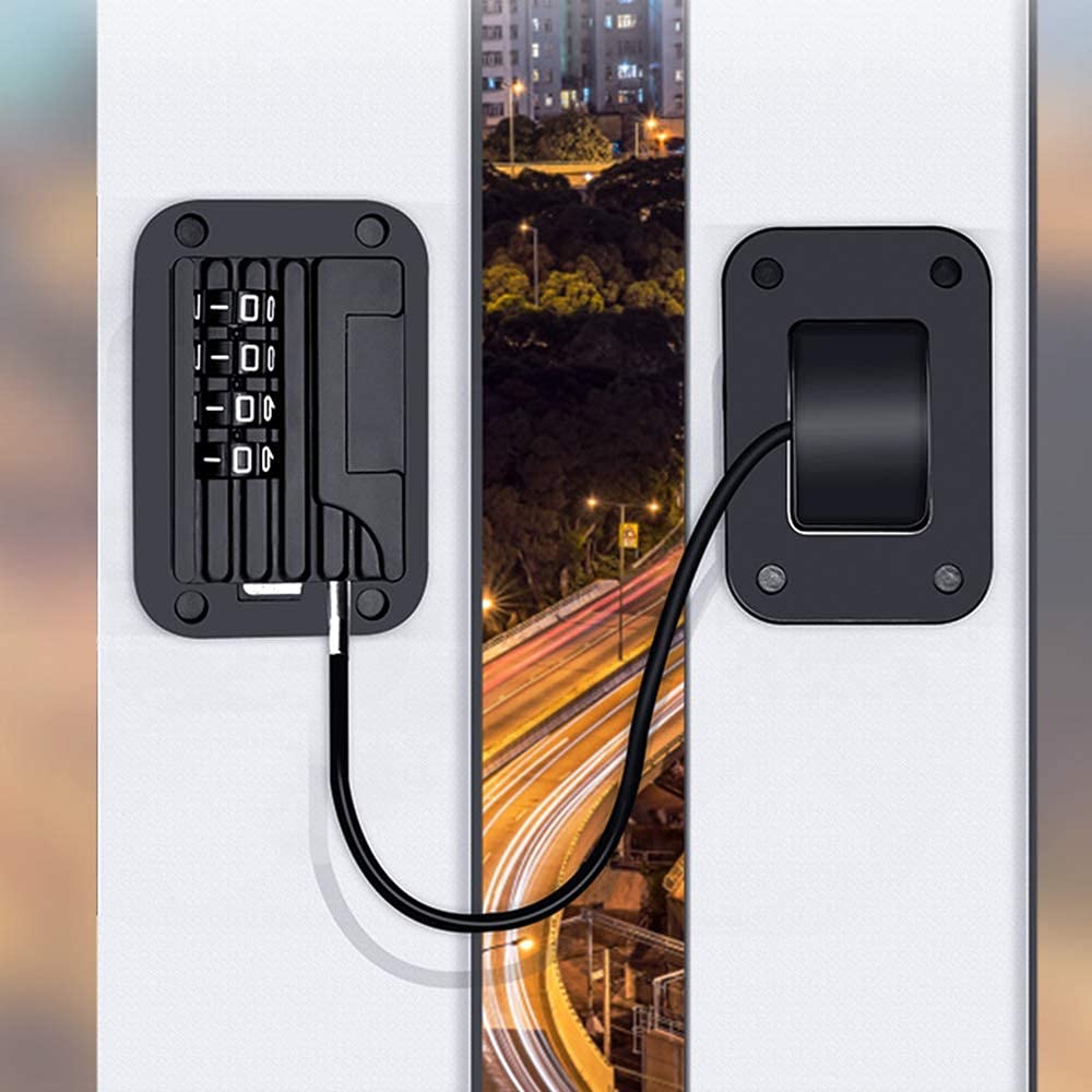 STHIRA Refrigerator Lock for Baby Safety with Password Design and Strong Adhesive | Multi-Colour