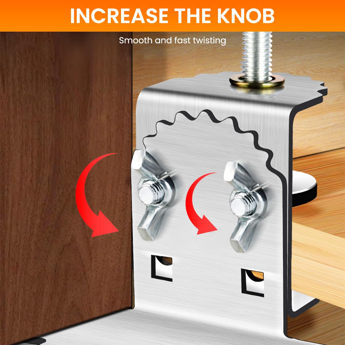 Serplex Adjustable Cabinet Door Installation Jig for Precise Mounting with Door Support | Heavy Duty Stainless Steel Third Hand Tool