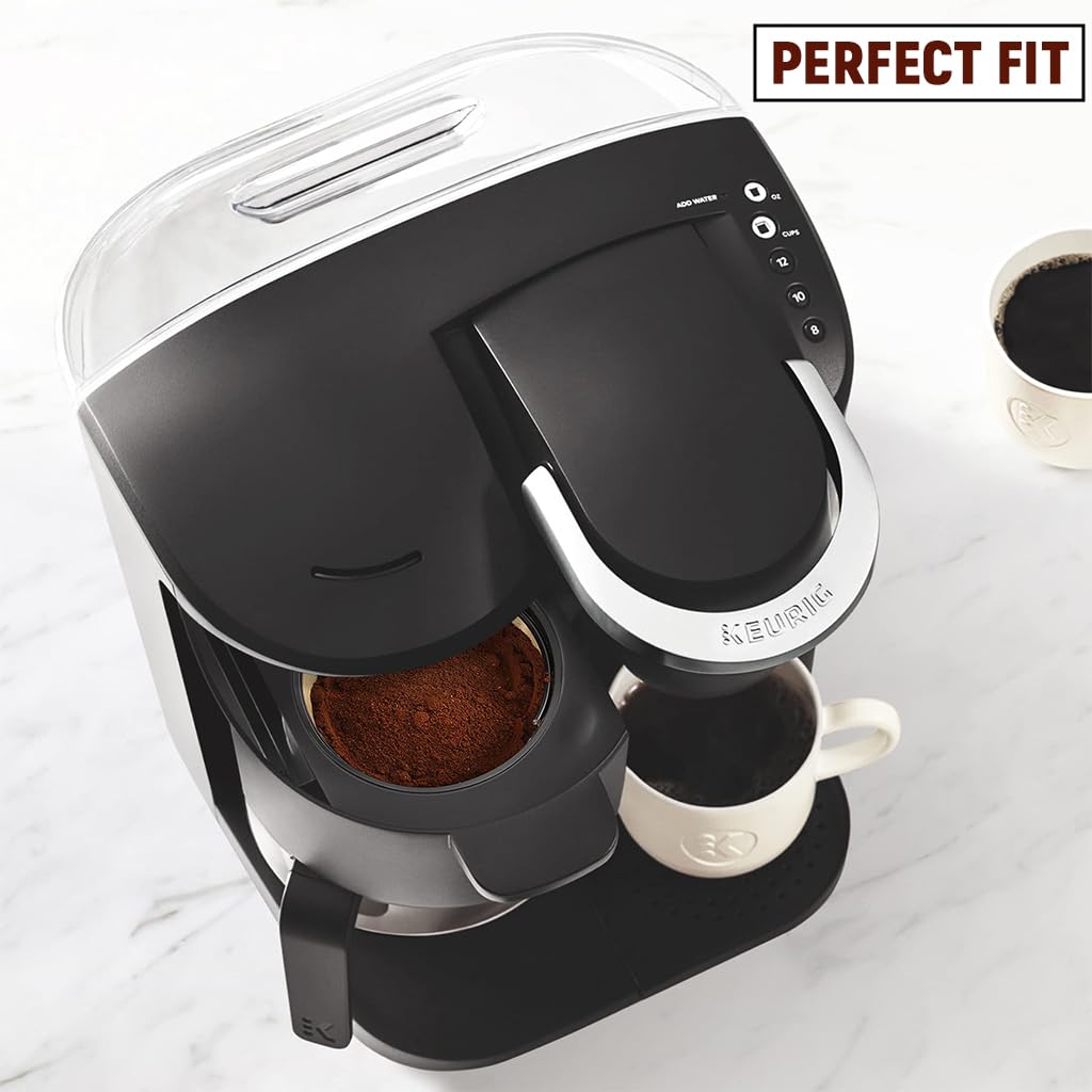 Supvox Coffee Filter Basket for 4-5 Cup Makers with 3.5 in Diameter Mesh and Handle | Reusable Stainless Steel