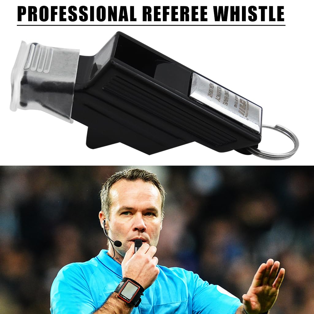 Proberos Sports Whistle for Coaches and Referees with 120dB High Pitch and Lanyard | 3 Pcs Durable ABS