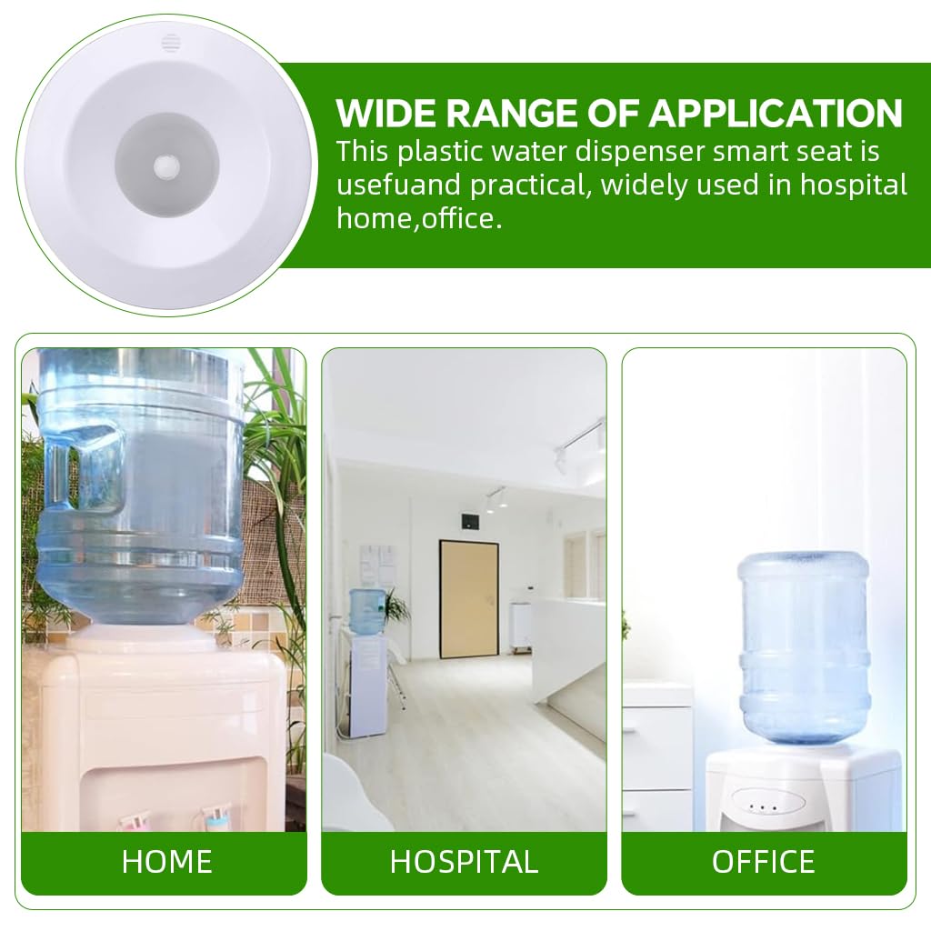 Supvox Water Dispenser Smart Base with Smart Cap Protruding Rod for Stable Bottle Support | Universal Seat for Bottled Water