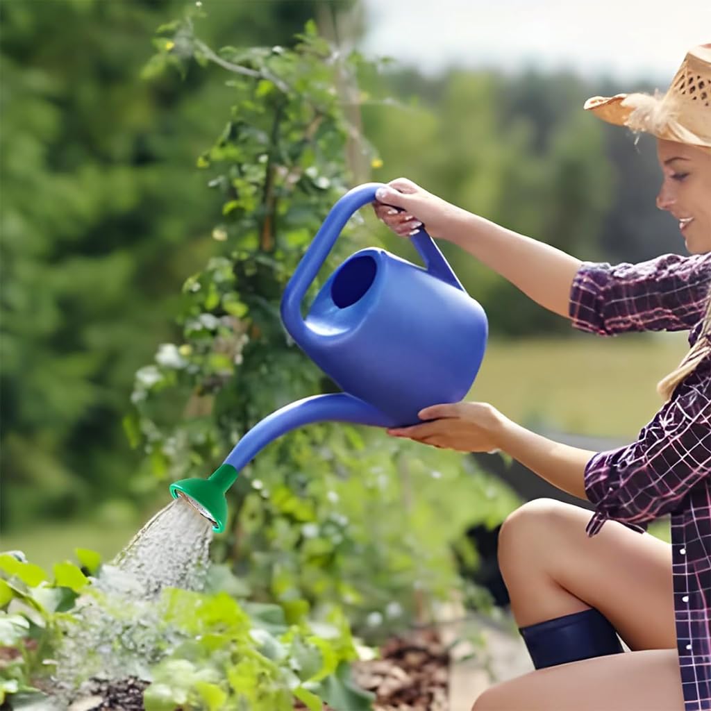 HASTHIP Watering Can Rose Head 2 Pcs for Garden Use with Twist Lock Fit | Stainless Steel and PP Sprayer Nozzle Green