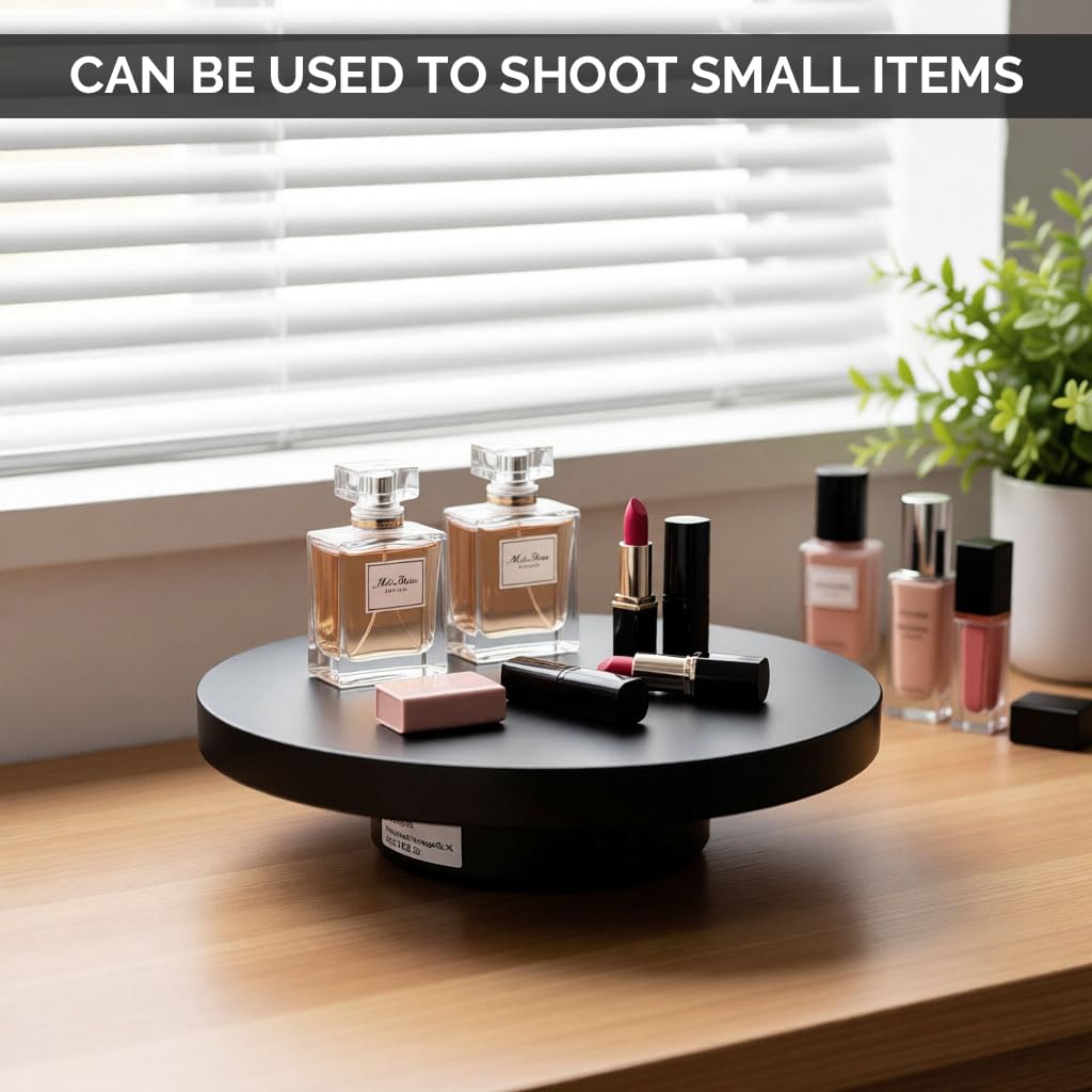 ZIBUYU Cake Display Rotator for 360 Degree Photography Turntable Use | Ideal for Water Cups