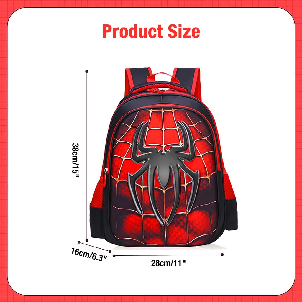 PALAY® School Kids Backpack 3D Cartoon Batman Print Hard Shell Backpack Lightweight School Backpack Padded Shoulder Strap And Lift Handle Waterproof School Backpack School Gift for Kids 3-6 Years Old